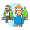 Ice Skate 1 Illustration from UX Colors Set