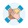 Collaborated Effort 2 Illustration from UX Colors Set