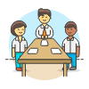 Meeting Table 2 illustration - Free transparent PNG, SVG. No sign up needed.