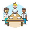 Meeting Table 3 illustration - Free transparent PNG, SVG. No sign up needed.