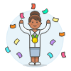 Promotion Medal 2 5 Illustration from UX Colors Set