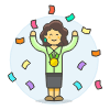 Promotion Medal 2 6 Illustration from UX Colors Set
