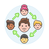 Team Hierarchy 2 1 Illustration from UX Colors Set