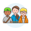 Coworker 2 1 Illustration from UX Colors Set