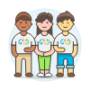 Programmer Team 1 Illustration from UX Colors Set