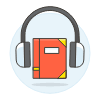Audio Book Illustration from UX Colors Set