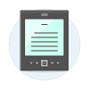 Audio Reading Book Illustration from UX Colors Set