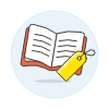 Yellow Bookmark 2 Illustration from UX Colors Set