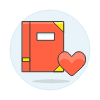 Favorite Note Illustration from UX Colors Set