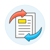 Update Document Illustration from UX Colors Set | Free Download as SVG Vector and Transparent PNG | Streamline illustrations