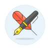Pen And Quill illustration - Free transparent PNG, SVG. No sign up needed.