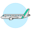 Airplane 2 Illustration from UX Colors Set