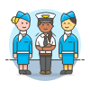 Pilot And Crew 2 illustration - Free transparent PNG, SVG. No sign up needed.