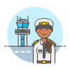 Pilot 1 Illustration from UX Colors Set