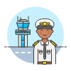 Pilot 4 Illustration from UX Colors Set
