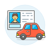 Driving License 2 illustration - Free transparent PNG, SVG. No sign up needed.