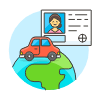 Global Driving License 5 illustration - Free transparent PNG, SVG. No sign up needed.