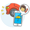 Insurance Agent 5 Illustration from UX Colors Set