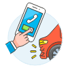 Insurance Call 1 Illustration from UX Colors Set