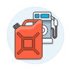 Fuel Tank Station Illustration from UX Colors Set