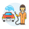 Car Cleaning Service 5 Illustration from UX Colors Set | Free Download as SVG Vector and Transparent PNG | Streamline illustrations