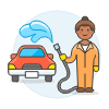 Car Cleaning Service 6 Illustration from UX Colors Set | Free Download as SVG Vector and Transparent PNG | Streamline illustrations