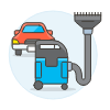 Car Vacuum Clean Illustration from UX Colors Set