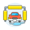 Car Wash Illustration from UX Colors Set