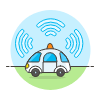 Alarm Car Illustration from UX Colors Set