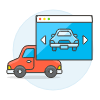 Car Info Illustration from UX Colors Set