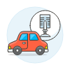 Car Voice System Illustration from UX Colors Set