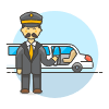 Limousine Pickup 2 Illustration from UX Colors Set