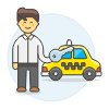 Taxi Driver Key 2 illustration - Free transparent PNG, SVG. No sign up needed.