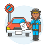 Traffic Police 6 Illustration from UX Colors Set