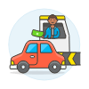Tollway Fee 3 Illustration from UX Colors Set
