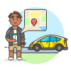 Pickup Point 2 Illustration from UX Colors Set