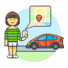 Pickup Point 6 Illustration from UX Colors Set
