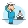 Ferry Captain 2 illustration - Free transparent PNG, SVG. No sign up needed.