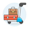 Luggage Trolley illustration - Free transparent PNG, SVG. No sign up needed.