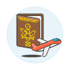 International Fligt 1 Illustration from UX Colors Set