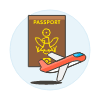 International Fligt 2 Illustration from UX Colors Set