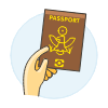Passport 2 Illustration from UX Colors Set