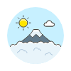 Fuji Illustration from UX Colors Set
