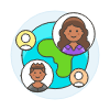 International Network 11 Illustration from UX Colors Set