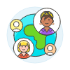 International Network 6 Illustration from UX Colors Set