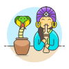 Snake Charmer 2 Illustration from UX Colors Set