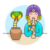 Snake Charmer 4 Illustration from UX Colors Set