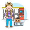Bagpacker 1 Illustration from UX Colors Set