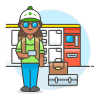 Bagpacker 6 Illustration from UX Colors Set