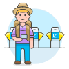 Bagpacker Trip 1 Illustration from UX Colors Set